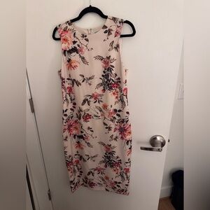 Antonio Melanie Floral Sleeveless Sheath Dress NWOT